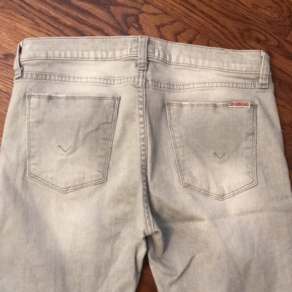Hudson Krista Ankle Super Skinny Jeans Gray Sz 28 - Picture 13 of 13